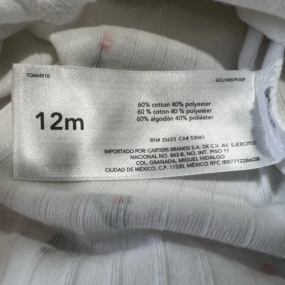 NWT Carter's Child of Mine Baby Unisex Bodysuits, 3-Pack, 12m - Picture 8 of 12